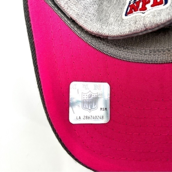 NEW ERA NFL Charger's Pink Breast Cancer Awareness Fitted Hat Size M/L - Picture 7 of 7